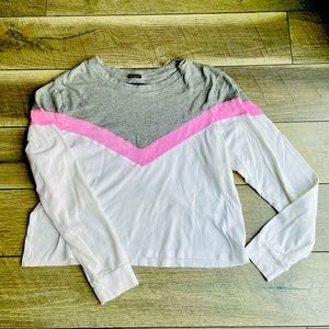 3 for $12 | Abercrombie | Color-block, long sleeve shirt